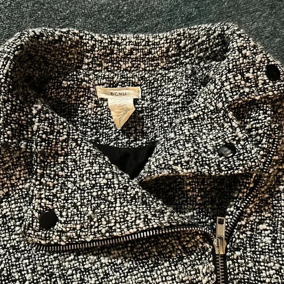 Preppy tweed wool blend coat - Picture 3 of 4